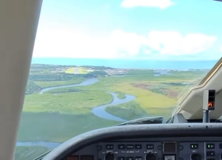 Visão privilegiada: vídeo do cockpit mostrando pouso em Porto Seguro viraliza; assista