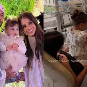 Filha de Neymar, Helena vai ao dentista pela primeira vez e encanta em momento fofo com a mãe