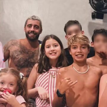 Pedro Scooby reúne filhos em festa surpresa para Dom após desabafo de Luana Piovani