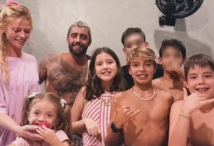 Pedro Scooby reúne filhos em festa surpresa para Dom após desabafo de Luana Piovani