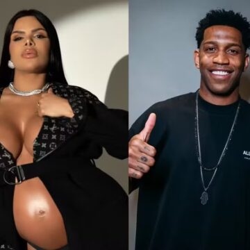 Grávida, influenciadora é processada e impedida de citar ex-jogador