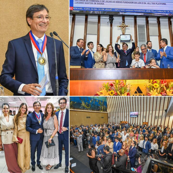 Tributarista baiano por trás da ciração do CNPJ e da NF-e é homenageado com Comenda 2 de Julho; Veja fotos