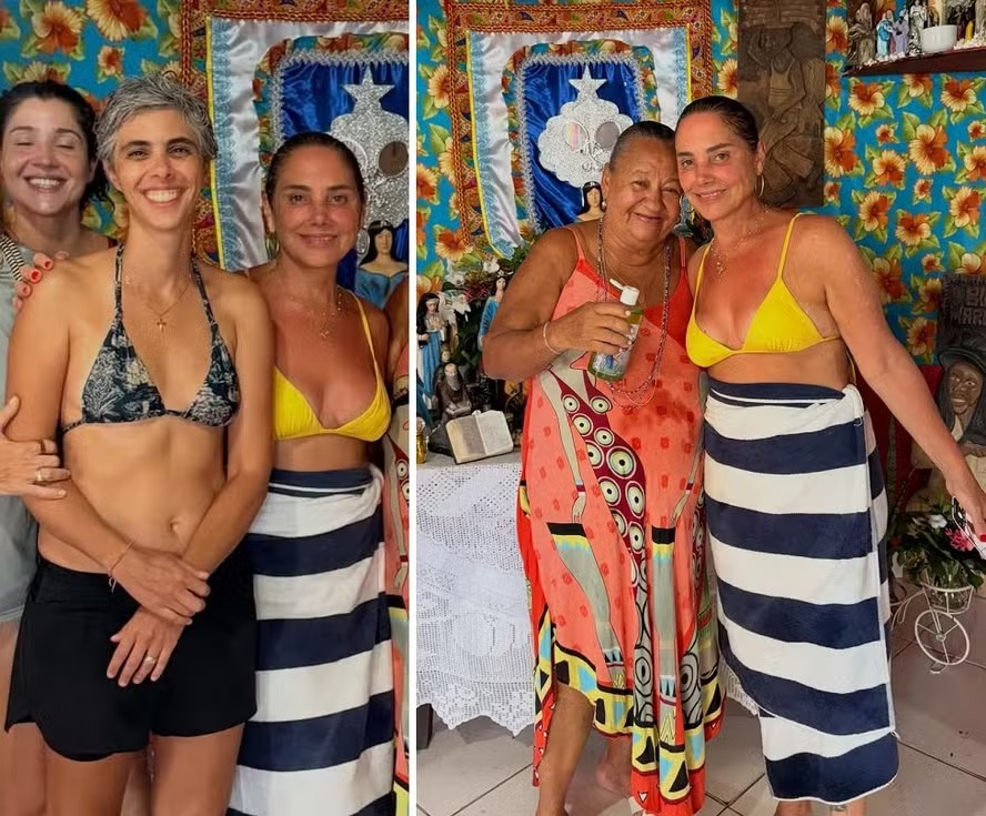 Heloisa Périssé curte viagem em Barra de Jacuípe, na Bahia, com a namorada diretora