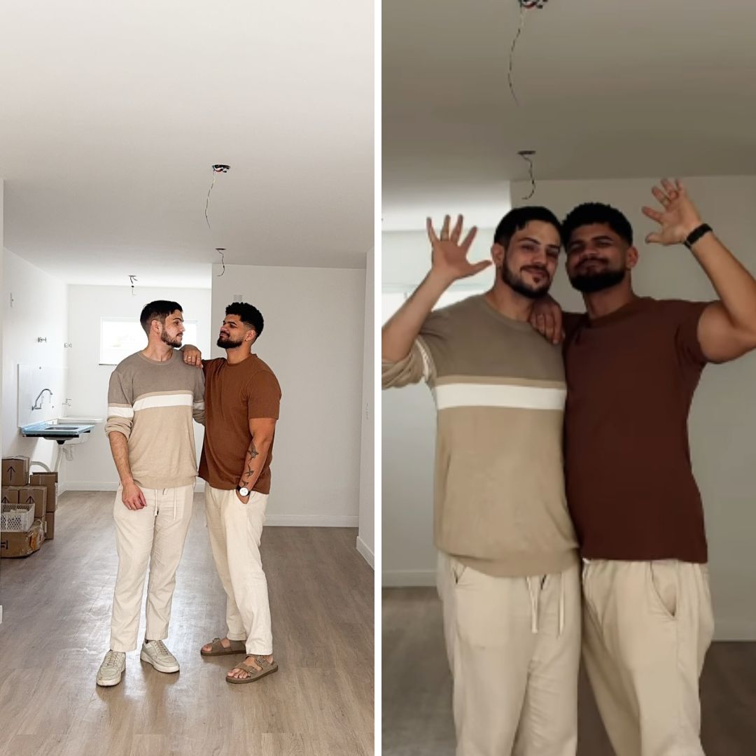 Arquiteto João Gabriel celebra compra do primeiro apartamento com o marido: “Nunca imaginei viver isso”