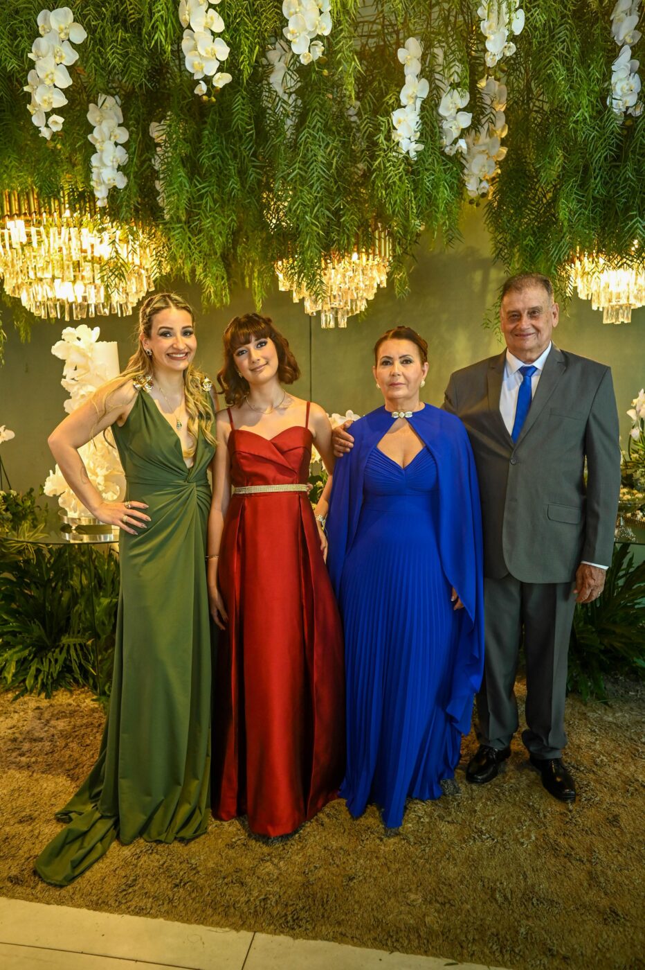 Renata Martins Freitas, Valentina Zanovelli, Advaides Valadão e Sebastião Eustáquio