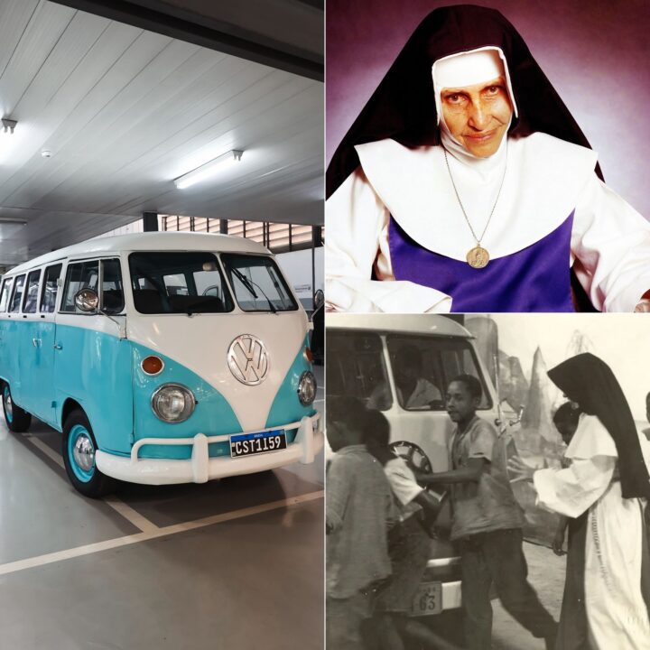Réplica da Kombi usada por Santa Dulce dos Pobres nas décadas de 60 e 70 é requalificada e passa a integrar memorial em Salvador
