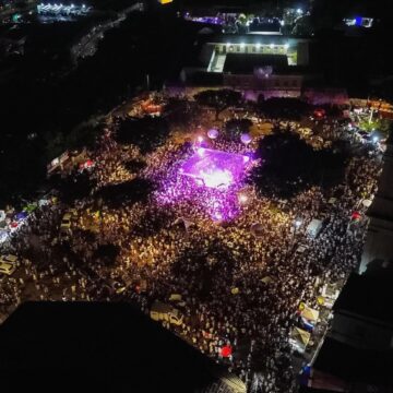 Banjo Novo ocupa Santo Antônio Além do Carmo com edição gratuita em Salvador; veja fotos