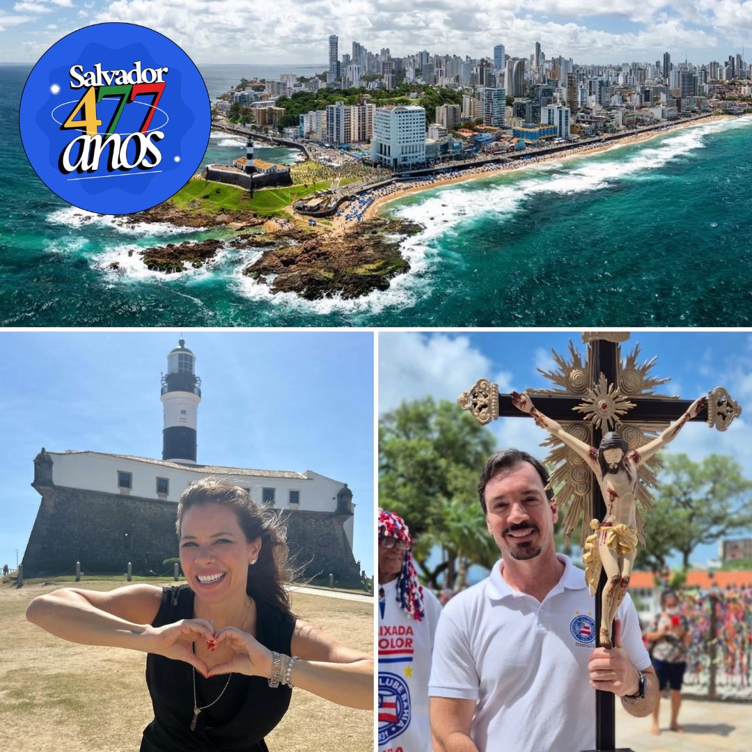 Salvador 477 anos: Camila Marinho e Emerson Ferretti abrem o coração sobre o amor pela capital baiana