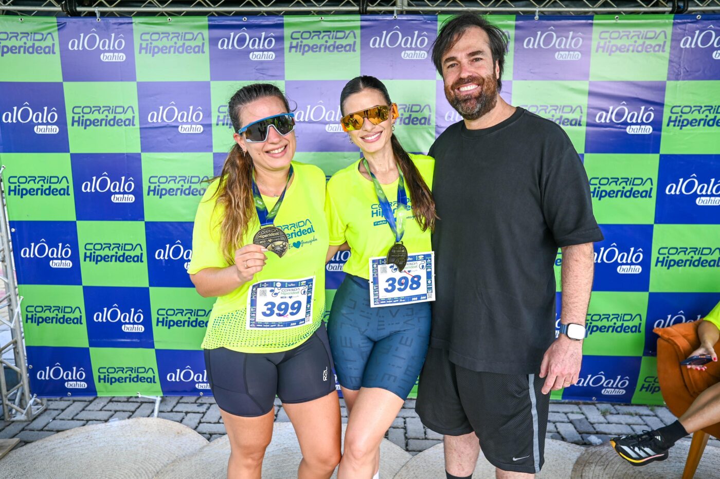 Aila Oliveira, Michelle e Ricardo Gonzalez