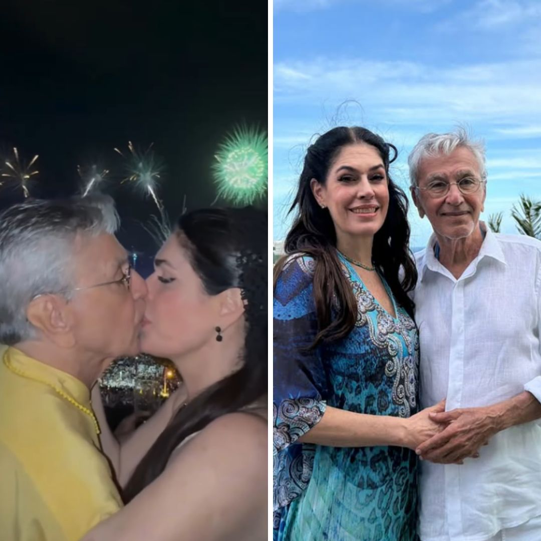 Caetano Veloso comemora aniversário de Paula Lavigne com homenagem especial