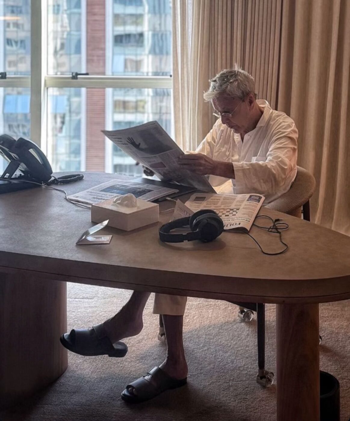 Caetano Veloso se hospeda em hotel de luxo durante passagem por São Paulo