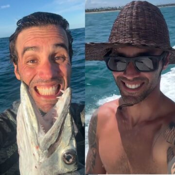 Daniel Cady aproveita fim de semana para pescar e reflete sobre hobby: ‘Presença, gratidão e conexão’