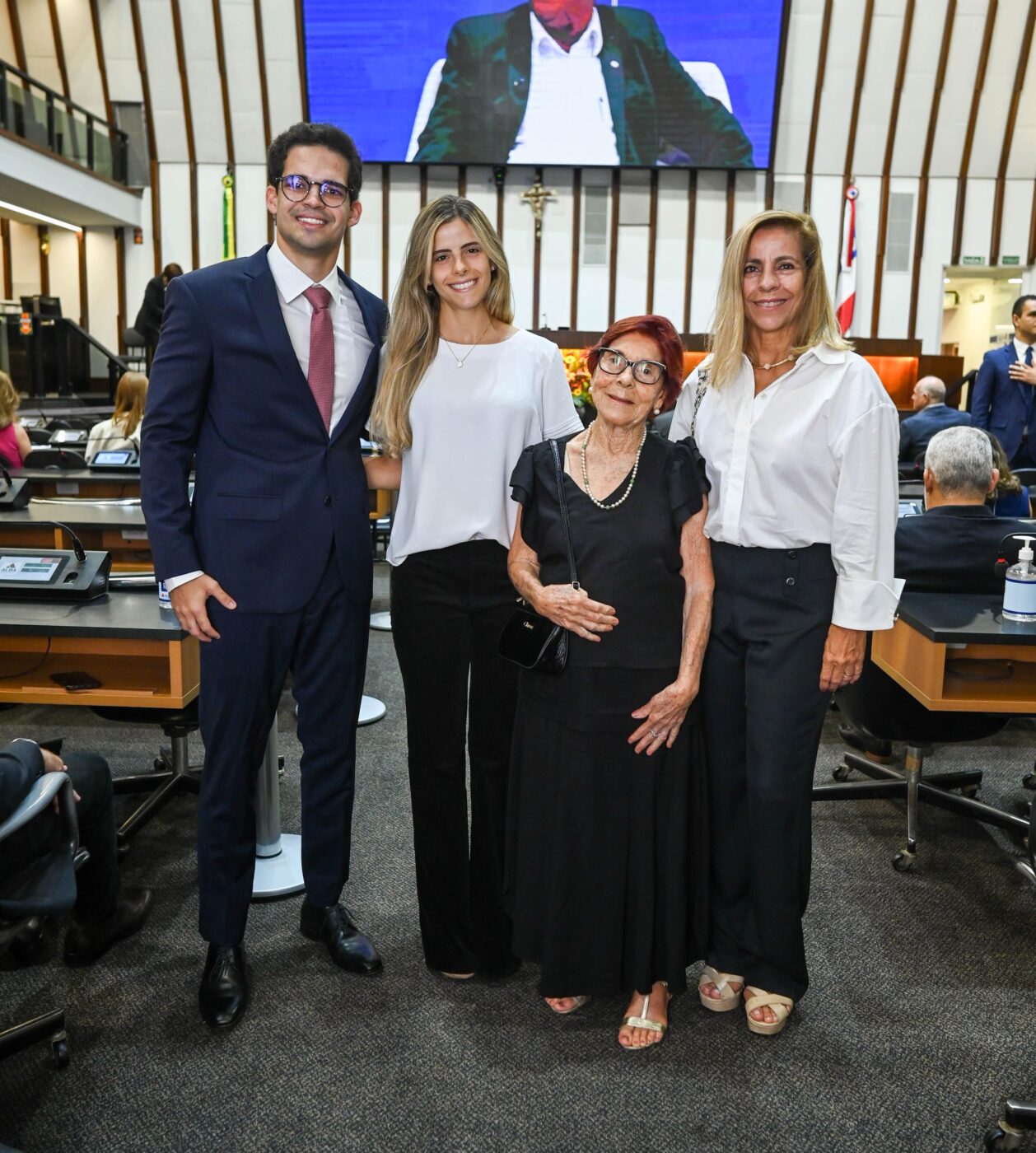 Rodrigo Barbosa, Bruna, Ticiana Kraychete e Nydia Garrido