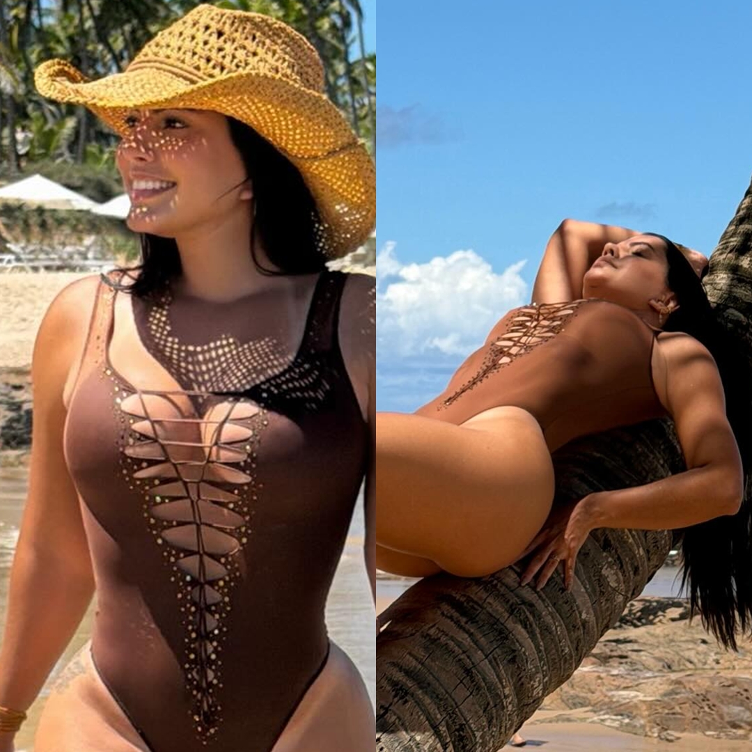 Ex-BBB Fernanda Bande esbanja beleza em ensaio no litoral da Bahia; veja fotos
