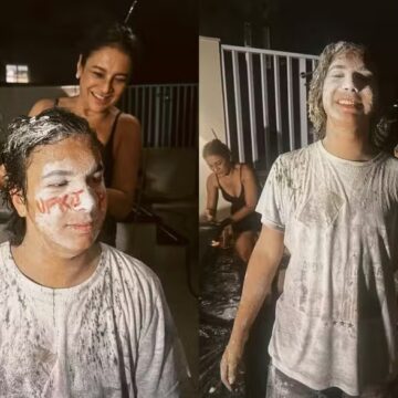 Dira Paes comemora aprovação do filho em duas faculdades: “Estamos muito felizes e orgulhosos”