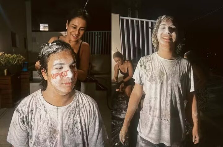 Dira Paes comemora aprovação do filho em duas faculdades: “Estamos muito felizes e orgulhosos”