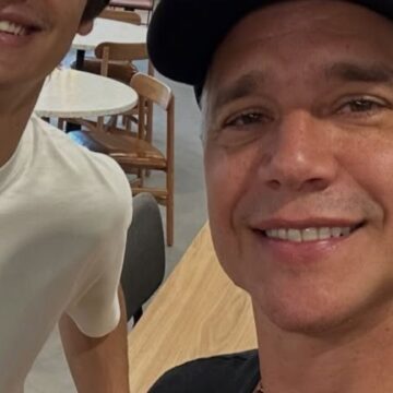 Márcio Garcia posa com filho de 22 anos e reflete sobre paternidade: ‘Cada filho é único’