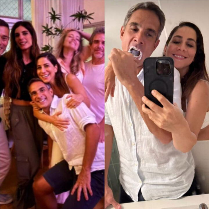 Narrador Gustavo Villani celebra aniversário de Julia Duailibi com declaração romântica: “Baixinha daora”