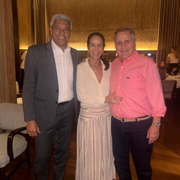 Governador da Bahia celebra aniversário de Geddel durante jantar em Salvador