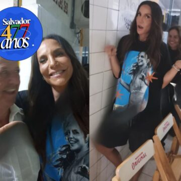 Ivete Sangalo visita bar na Pituba às vésperas do aniversário de Salvador
