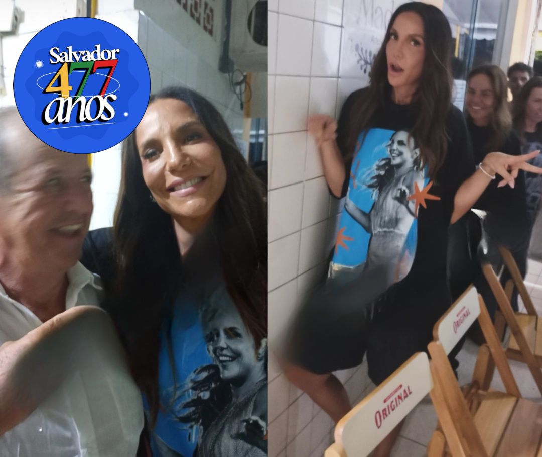 Ivete Sangalo visita bar na Pituba às vésperas do aniversário de Salvador