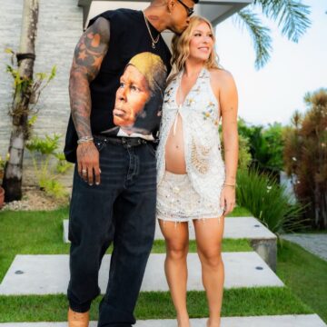 Após férias no Caribe, Lore Improta e Léo Santana desembarcam em São Paulo