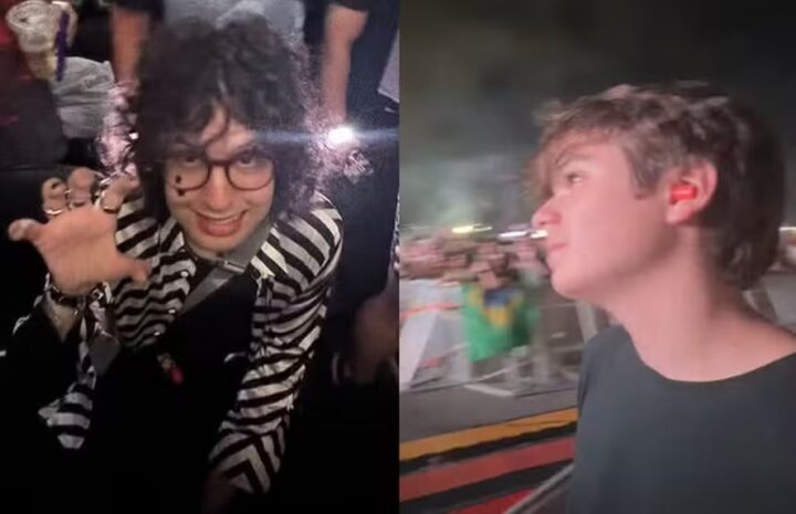 Lucas Jagger curte Lollapalooza com irmão e brinca: “Ensinando os mais novos”