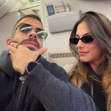 Mari Gonzalez e Pipo Marques embarcam para férias na China