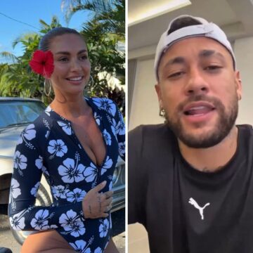 Modelo curtida por Neymar posta foto ousada de chuteira e brinca: ‘Tenho sua atenção?’