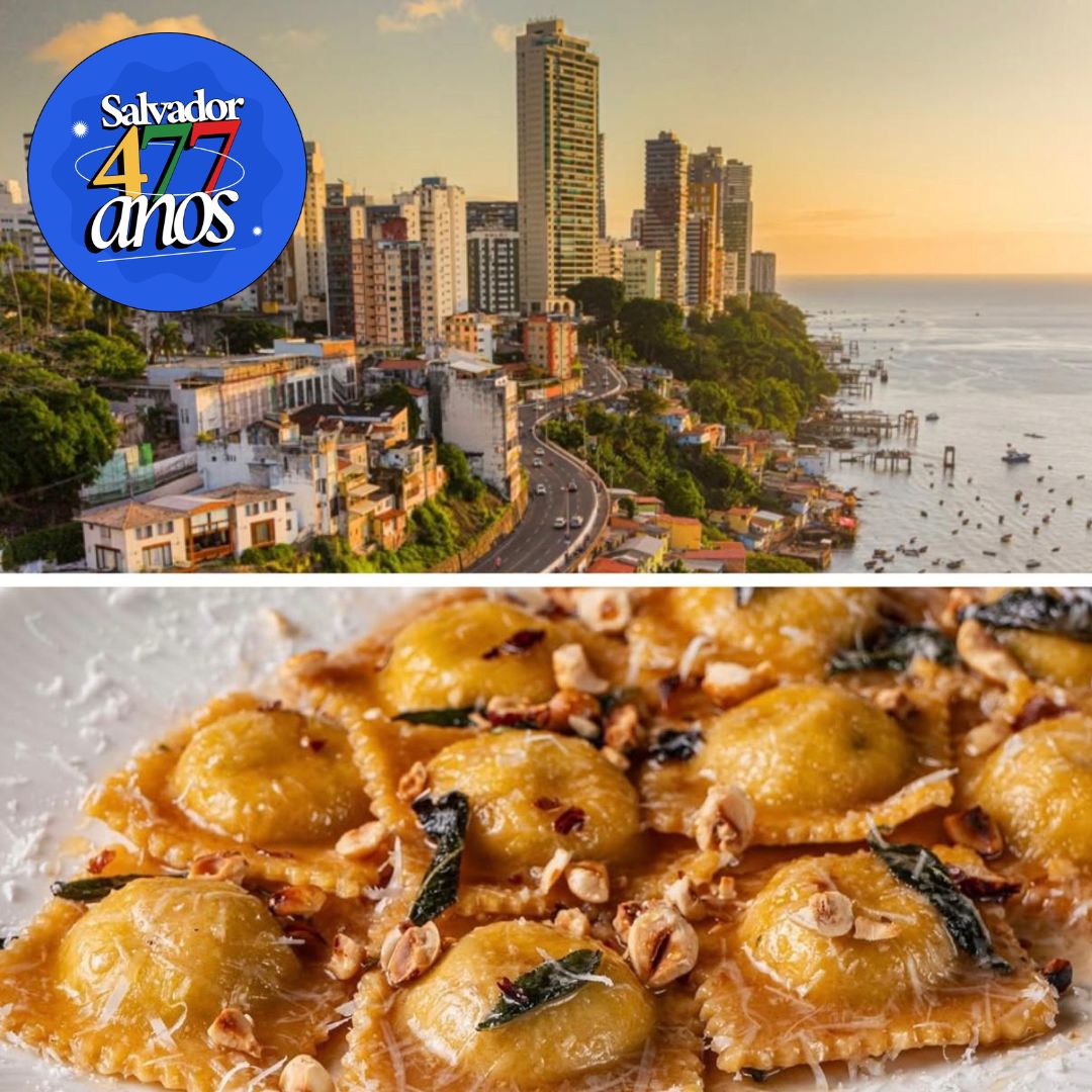 Salvador 477 anos: Entre massas e memórias, por que a cidade do dendê não se cansa da Itália à mesa