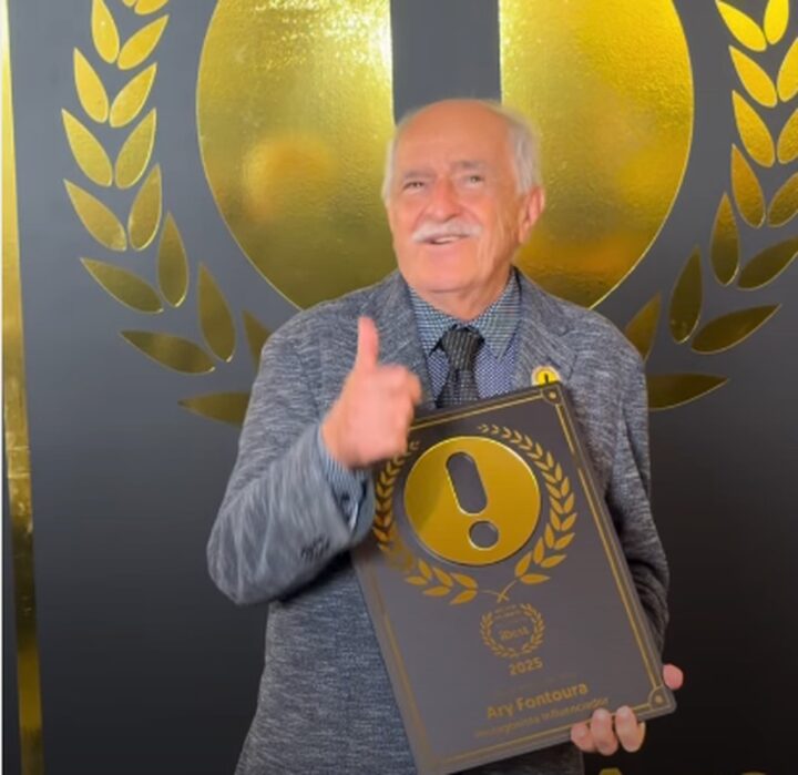 Aos 93 anos, Ary Fontoura ganha prêmio de melhor influenciador