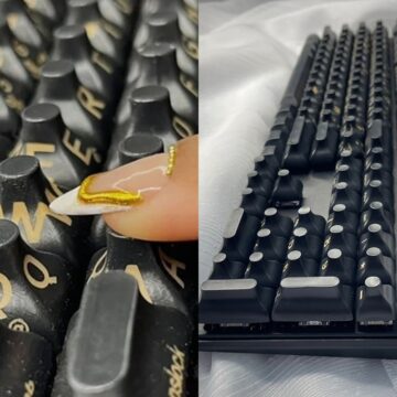 Designer cria teclado adaptado para quem usa unhas grandes e viraliza nas redes