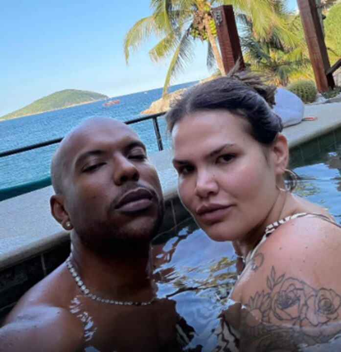 Thais Carla compartilha vídeo beijando o marido durante viagem: ‘Love’