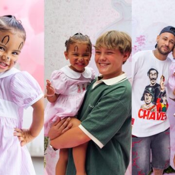 Filhos de Neymar, Mavie e Davi Lucca encantam ao participar de caça aos ovos