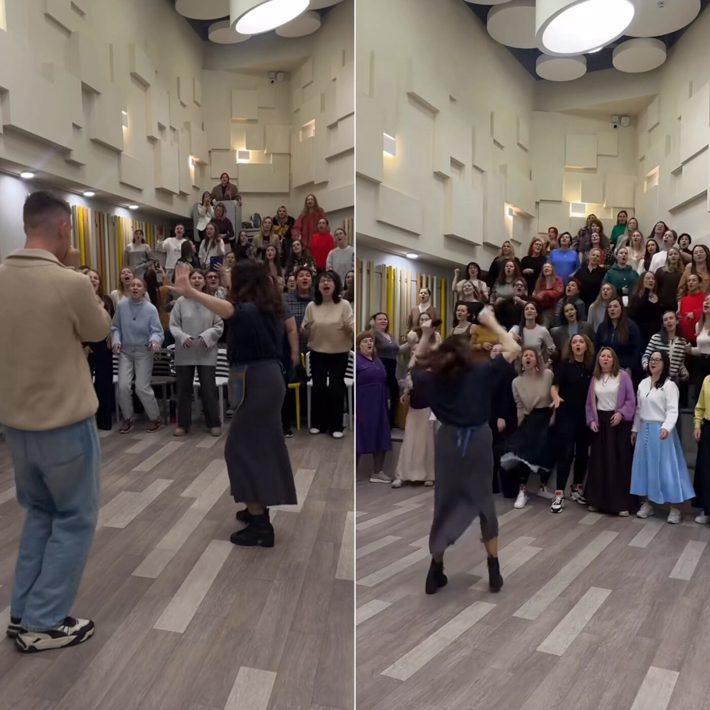 Coral ucraniano surpreende ao cantar “Baianá”, do Barbatuques, em português