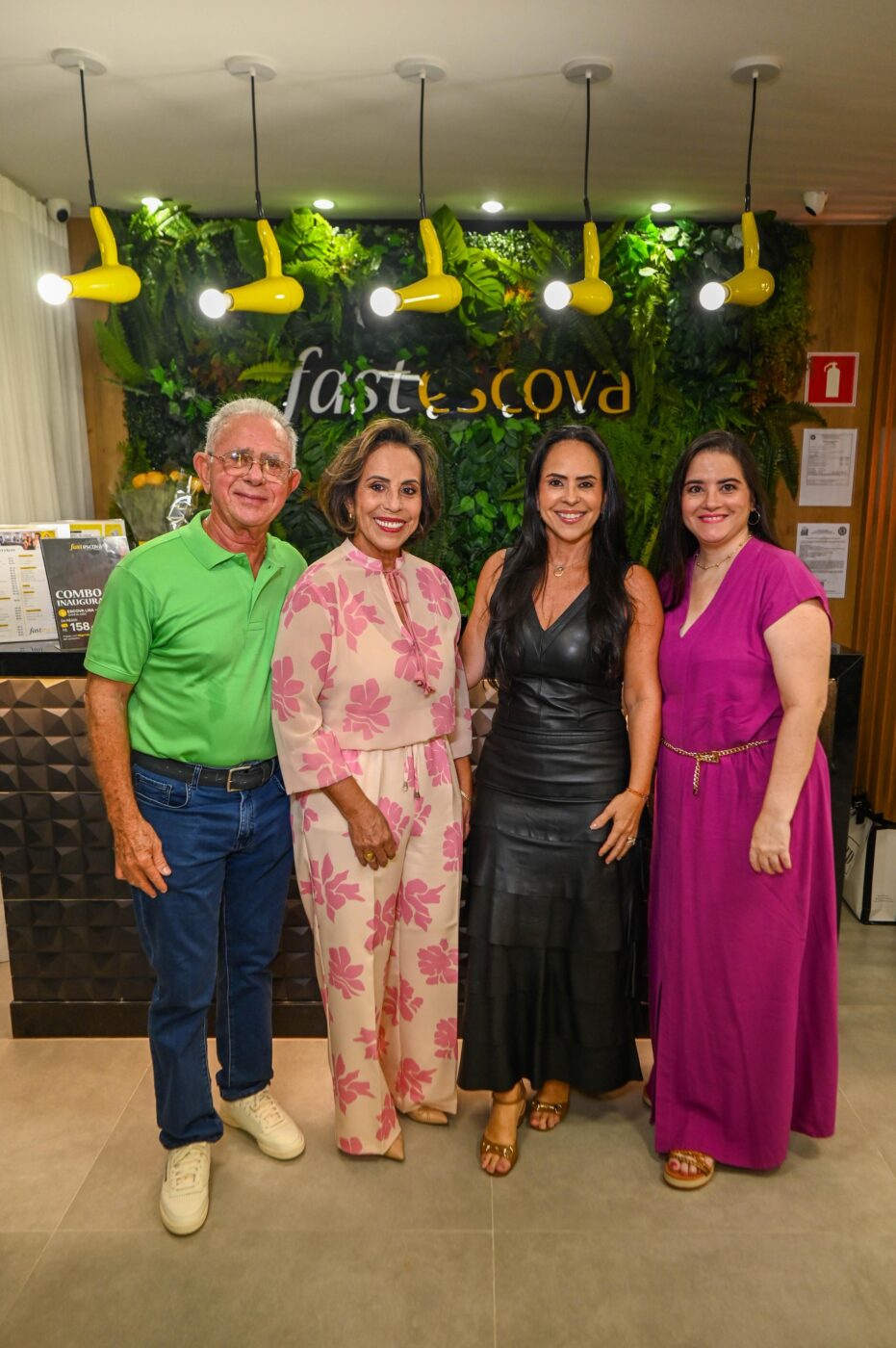 Bráulio, Márcia, Giselle e Liliane Rêgo