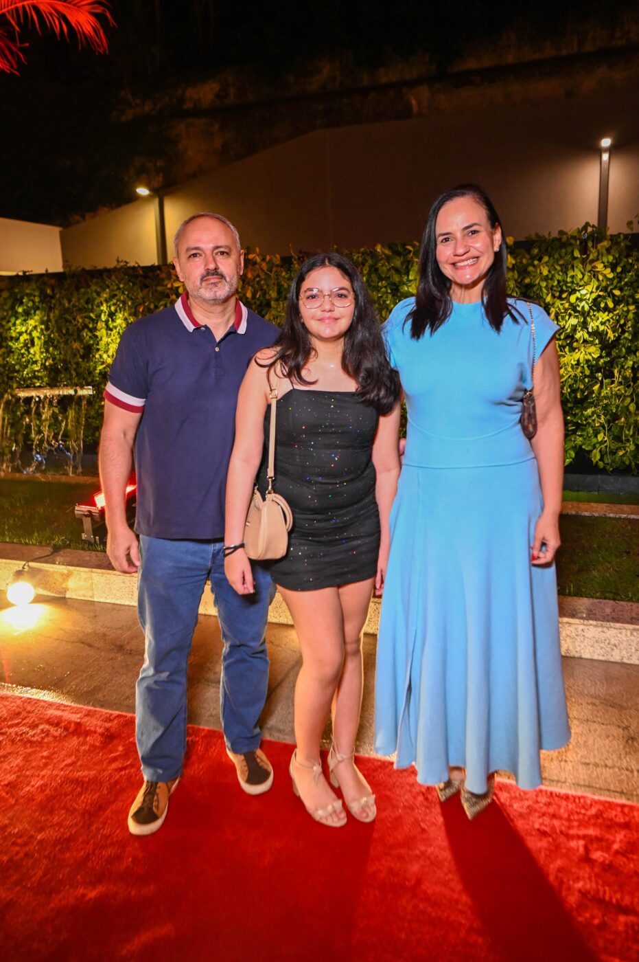 José Sobrinho, Alice Sobrinho e Samira Mascarenhas