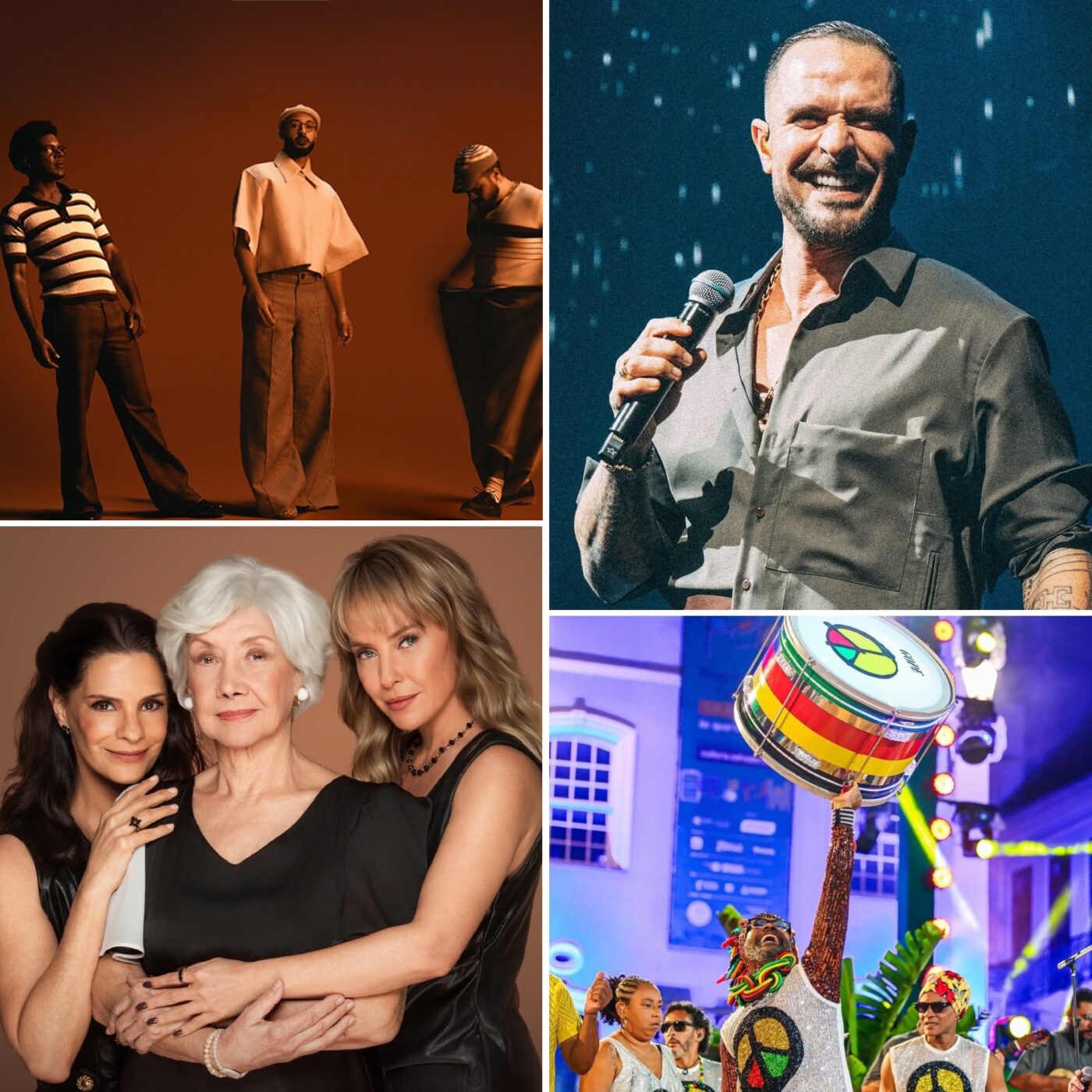 Diogo Nogueira, Gilsons, aniversário do Olodum, espetáculos teatrais e mais: confira a Agenda Cultural de Salvador neste fim de semana