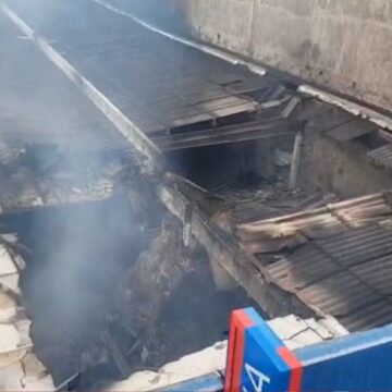 Incêndio atinge loja da Casas Bahia no centro de Feira de Santana