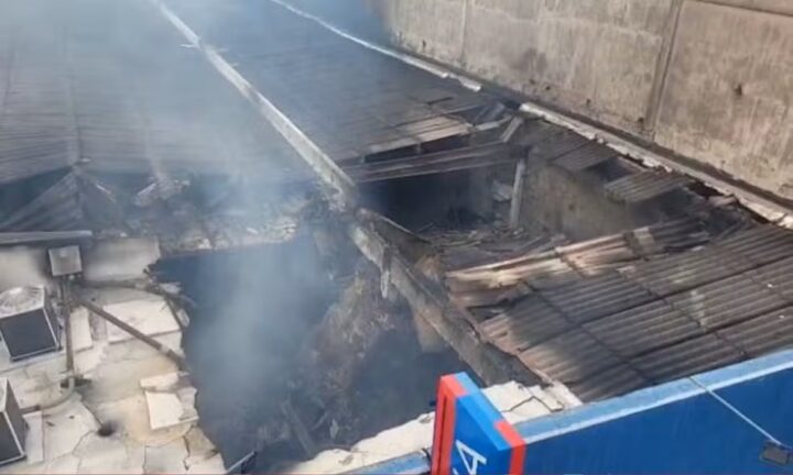 Incêndio atinge loja da Casas Bahia no centro de Feira de Santana