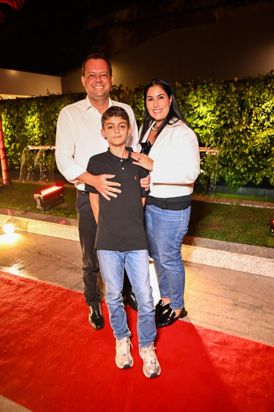 Franco, Priscila e Bernardo Sabino