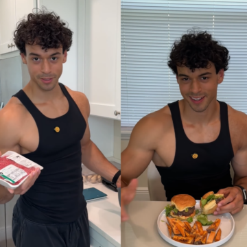 Filho de Carla Perez e Xanddy, Victor Alexandre ensina hambúrguer fitness em vídeo