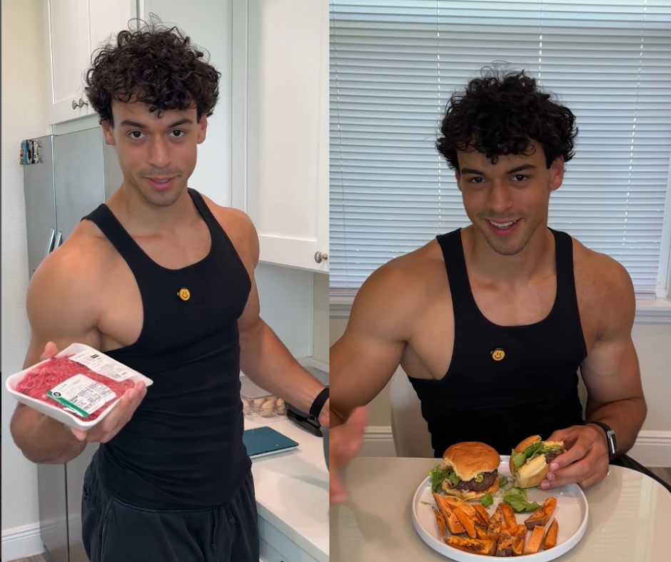 Filho de Carla Perez e Xanddy, Victor Alexandre ensina hambúrguer fitness em vídeo