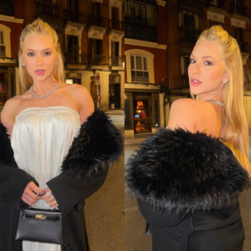 Virginia Fonseca usa bolsa de R$ 140 mil em jantar na Espanha