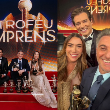 Luciano Huck encontra Celso Portiolli e Patrícia Abravanel no SBT e fala em “metaverso”