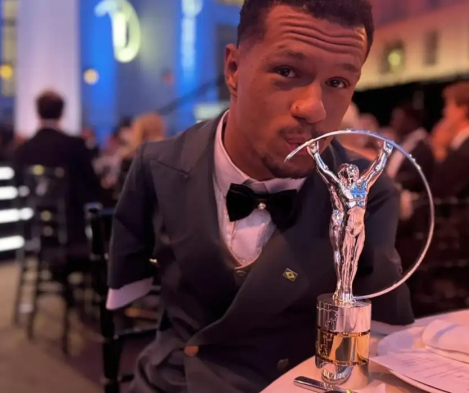 Brasileiro Gabriel Araújo conquista o ‘Oscar do esporte’ em Madri