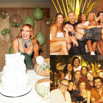 Paolla Oliveira compartilha fotos de festa de aniversário com amigos: ‘Ainda em êxtase’