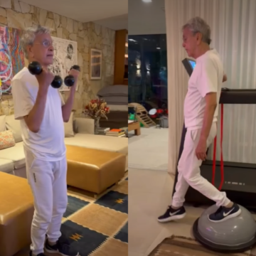 Caetano Veloso mostra treino e brinca antes de show de Zeca no Rio: ‘Sem descanso nesse feriado”