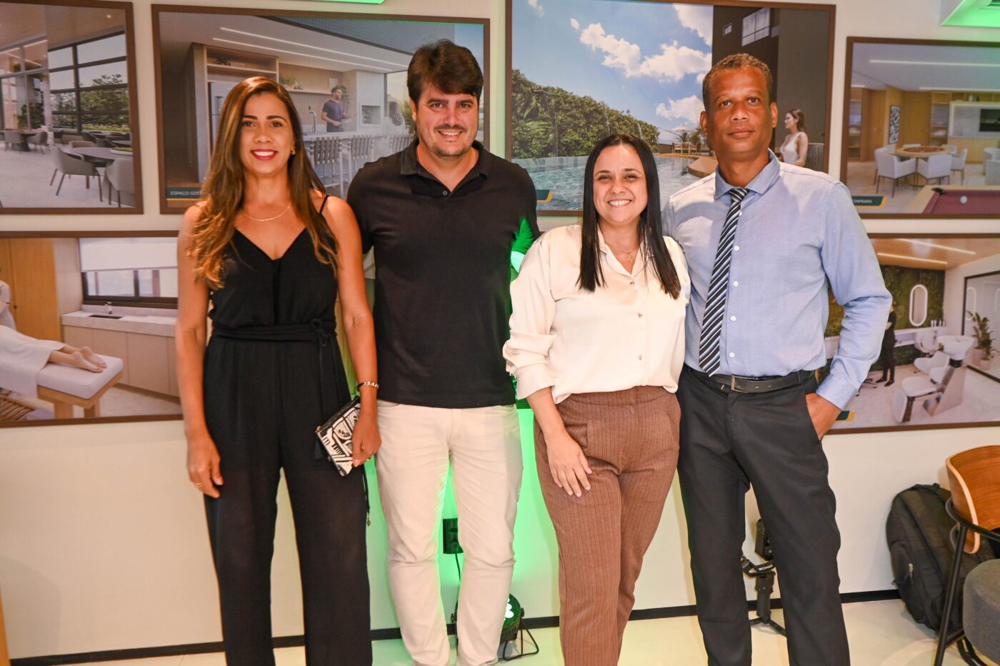 Patrícia Rocha, Guilherme Pessoa, Cintia Emanuelle e Davi Macena