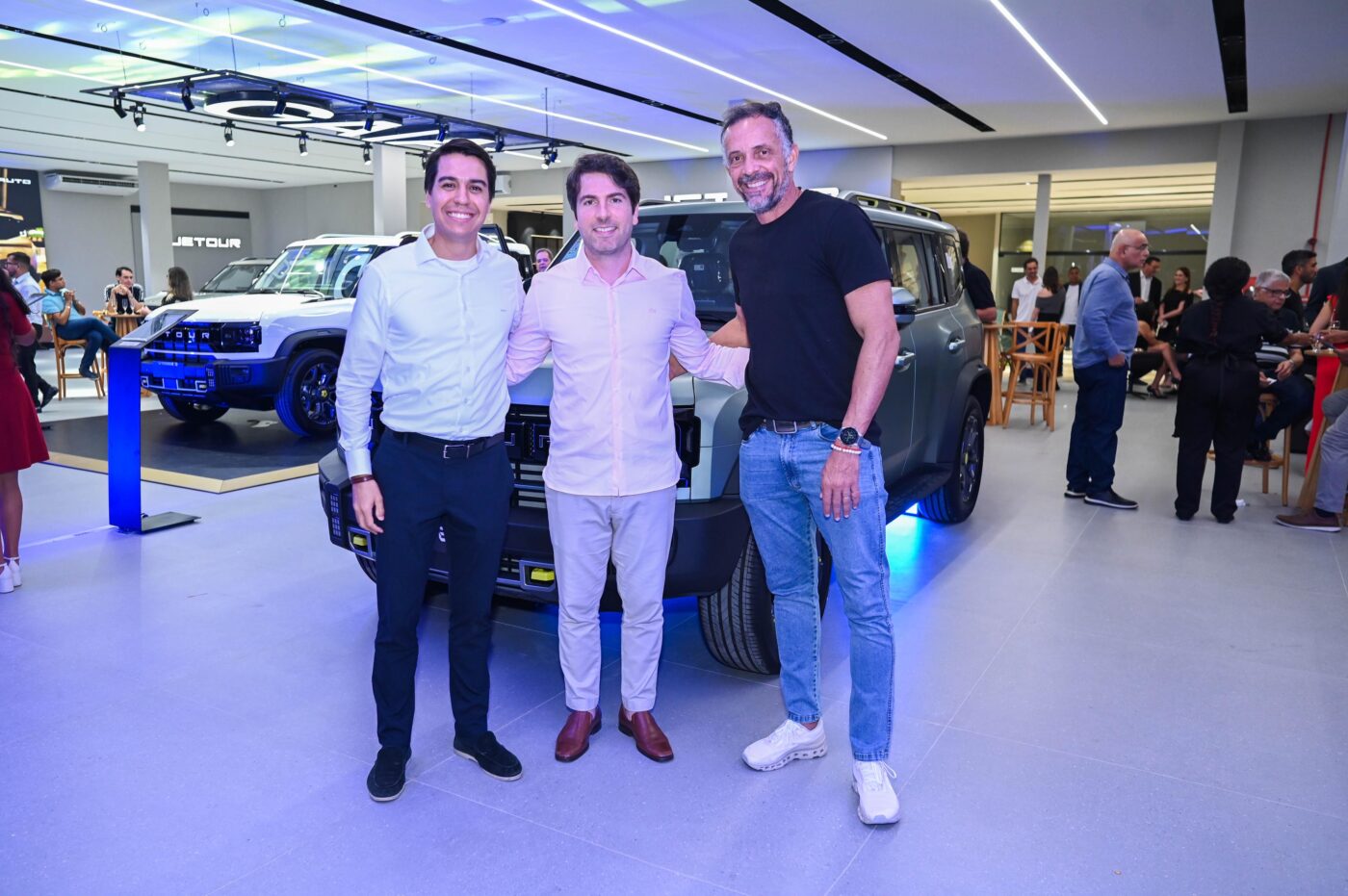 Antonio Palmieri, Diego Fraiz e Ricardo Leony